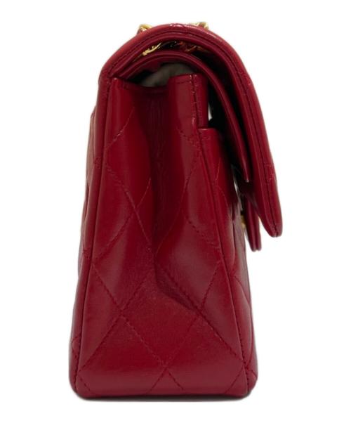 CHANEL（シャネル）CHANEL (シャネル) マトラッセ23/ラムスキン レッド×ゴールド サイズ:23の古着・服飾アイテム