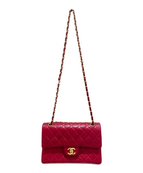 CHANEL（シャネル）CHANEL (シャネル) マトラッセ23/ラムスキン レッド×ゴールド サイズ:23の古着・服飾アイテム