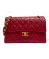 CHANEL（シャネル）の古着「マトラッセ23/ラムスキン」｜レッド×ゴールド