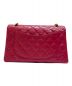 CHANEL (シャネル) マトラッセ23/ラムスキン レッド×ゴールド サイズ:23：700000円