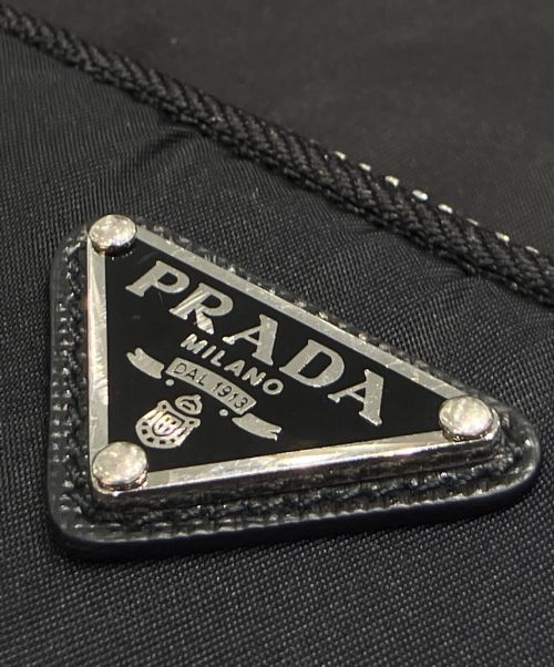 PRADA（プラダ）PRADA (プラダ) ポーチ付 Re Nylon サスペンダーパンツ ブラック サイズ:38の古着・服飾アイテム