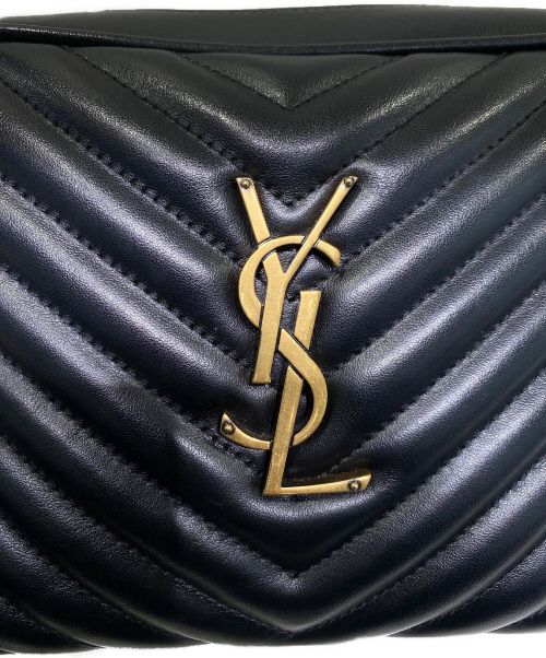 SAINTLAURENT JEANS（サンローラン ジーンズ）SAINTLAURENT JEANS (サンローラン ジーンズ) ルーカメラショルダーバッグ ブラックの古着・服飾アイテム