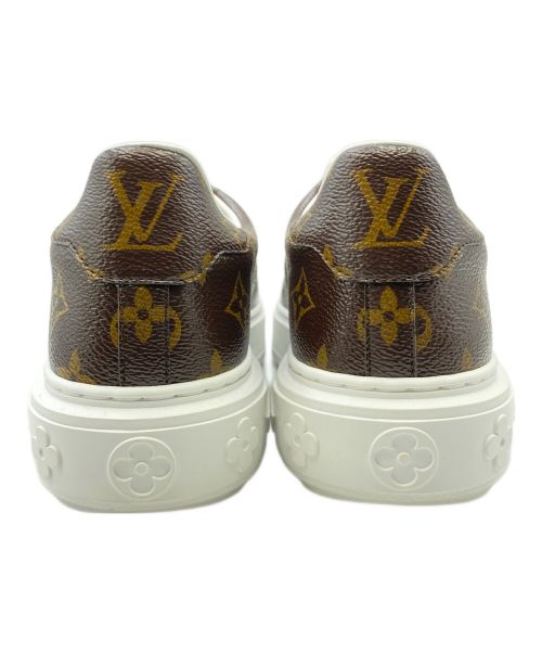 LOUIS VUITTON（ルイ ヴィトン）LOUIS VUITTON (ルイ ヴィトン) タイムアウトラインスニーカー ブラウン サイズ:37 1/2の古着・服飾アイテム