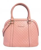 GUCCIグッチ）の古着「マイクログッチシマ2WAYショルダーバッグ」｜ピンク