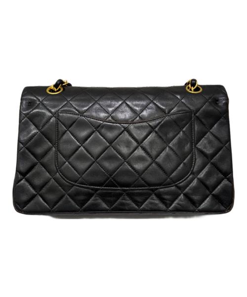 CHANEL（シャネル）CHANEL (シャネル) マトラッセ 25 Wフラップチェーンショルダーバッグ/ラムスキン ブラック サイズ:25の古着・服飾アイテム