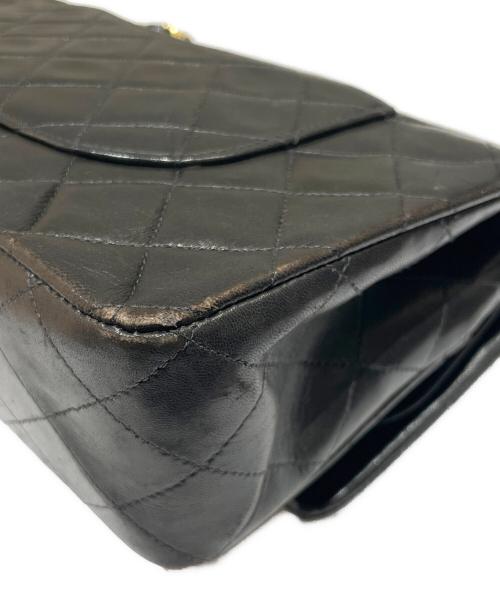 CHANEL（シャネル）CHANEL (シャネル) マトラッセ 25 Wフラップチェーンショルダーバッグ/ラムスキン ブラック サイズ:25の古着・服飾アイテム