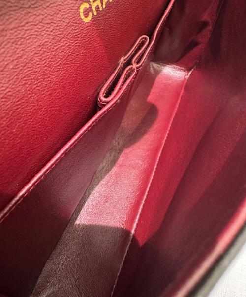 CHANEL（シャネル）CHANEL (シャネル) マトラッセ 25 Wフラップチェーンショルダーバッグ/ラムスキン ブラック サイズ:25の古着・服飾アイテム