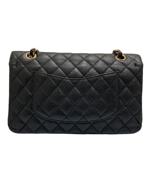 CHANEL（シャネル）CHANEL (シャネル) マトラッセ25/キャビアスキン ブラック×ゴールド サイズ:25の古着・服飾アイテム