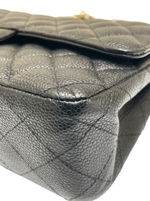 CHANEL（シャネル）CHANEL (シャネル) マトラッセ25/キャビアスキン ブラック×ゴールド サイズ:25の古着・服飾アイテム
