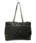 CHANEL (シャネル) マトラッセ チェーントートバッグ ブラック：500000円