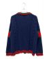GUCCI (グッチ) オーバーサイズ ケーブルニット カーディガン ネイビー サイズ:S：40000円
