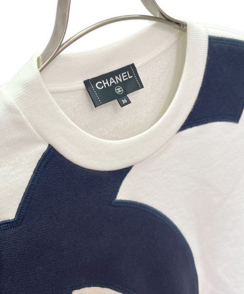 CHANEL（シャネル）CHANEL (シャネル) ココマーク スウェット ホワイト サイズ:36の古着・服飾アイテム