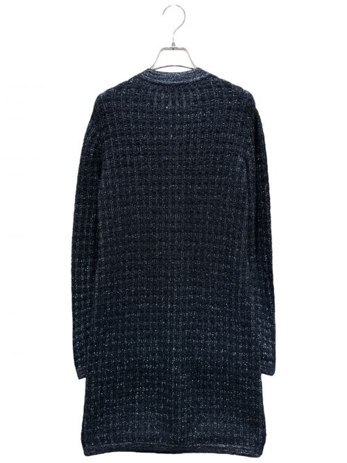 CHANEL（シャネル）CHANEL (シャネル) ココマークパールボタンツイードニットワンピース ブラック サイズ:34の古着・服飾アイテム
