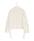 BALENCIAGA (バレンシアガ) カットウエストバンドデニムジャケット ホワイト サイズ:40：55000円