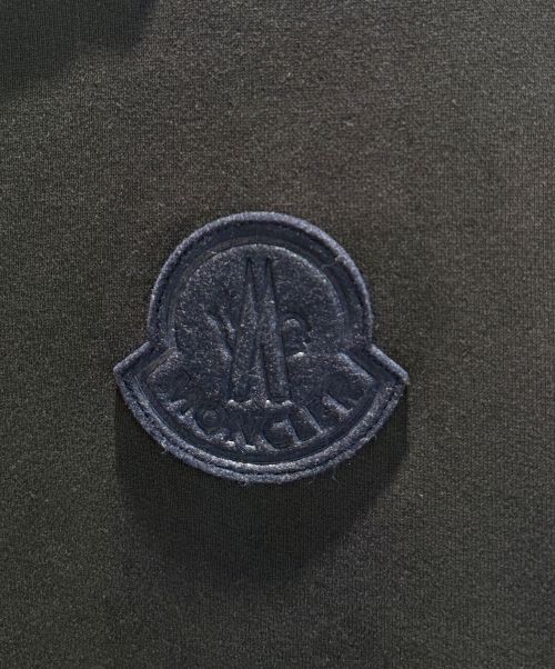 MONCLER（モンクレール）MONCLER (モンクレール) ロゴワッペンスウェット ブラック サイズ:XLの古着・服飾アイテム