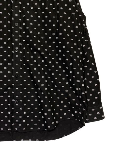 BALENCIAGA（バレンシアガ）BALENCIAGA (バレンシアガ) BBロゴシャツ ブラック サイズ:37の古着・服飾アイテム