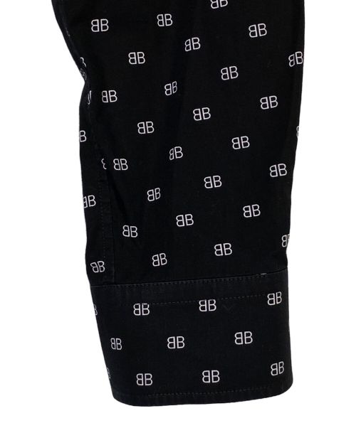 BALENCIAGA（バレンシアガ）BALENCIAGA (バレンシアガ) BBロゴシャツ ブラック サイズ:37の古着・服飾アイテム