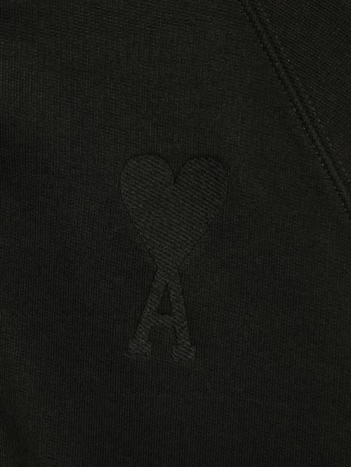 AMIPARIS（アミパリス）AMIPARIS (アミパリス) ハートロゴジップパーカー ブラック サイズ:XXLの古着・服飾アイテム