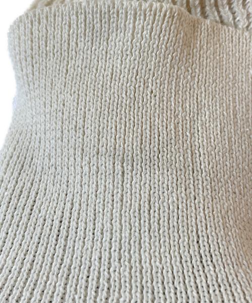 CHANEL（シャネル）CHANEL (シャネル) シルク混チルデンニット アイボリー×ブラック サイズ:34の古着・服飾アイテム