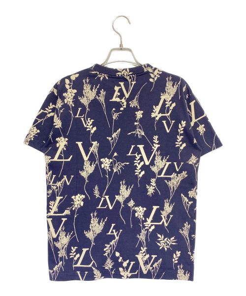 LOUIS VUITTON（ルイ ヴィトン）LOUIS VUITTON (ルイ ヴィトン) LVリーフディスチャージTシャツ ネイビー サイズ:XSの古着・服飾アイテム