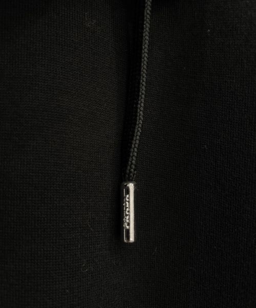 PRADA（プラダ）PRADA (プラダ) テクニカルコットンロゴパーカー ブラック サイズ:Sの古着・服飾アイテム