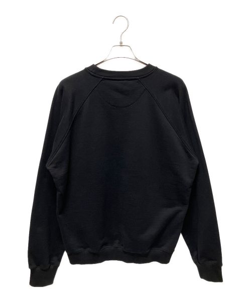 PRADA（プラダ）PRADA (プラダ) フロントロゴクルーネックスウェット ブラック サイズ:Mの古着・服飾アイテム