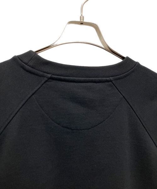 PRADA（プラダ）PRADA (プラダ) フロントロゴクルーネックスウェット ブラック サイズ:Mの古着・服飾アイテム