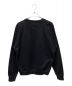PRADA (プラダ) フロントロゴクルーネックスウェット ブラック サイズ:M：85000円