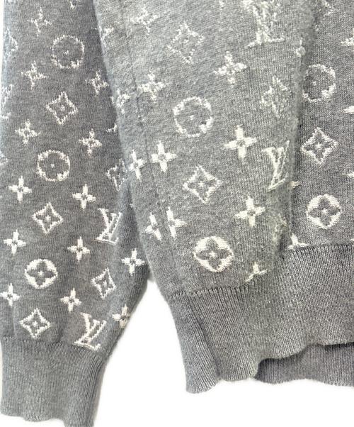 LOUIS VUITTON（ルイ ヴィトン）LOUIS VUITTON (ルイ ヴィトン) LVSE Monogram Gradient sweater/モノグラム グラディエント セーター グレー サイズ:Lの古着・服飾アイテム