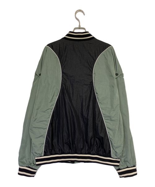 FENDI（フェンディ）FENDI (フェンディ) ナイロンジャケット ブラック×グリーン サイズ:50の古着・服飾アイテム