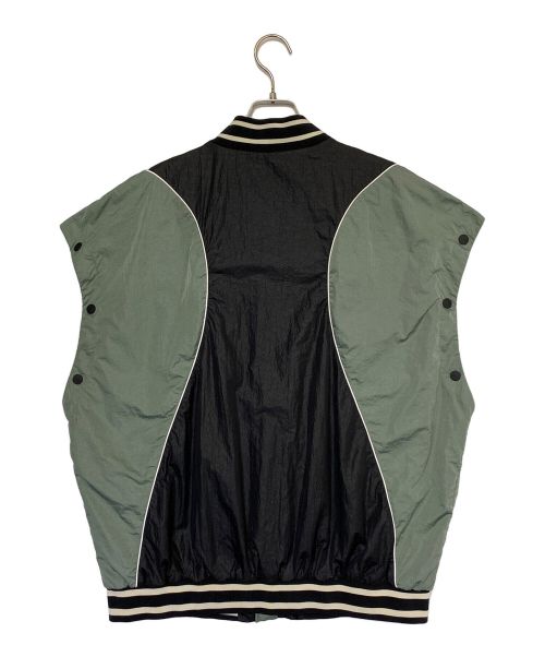 FENDI（フェンディ）FENDI (フェンディ) ナイロンジャケット ブラック×グリーン サイズ:50の古着・服飾アイテム