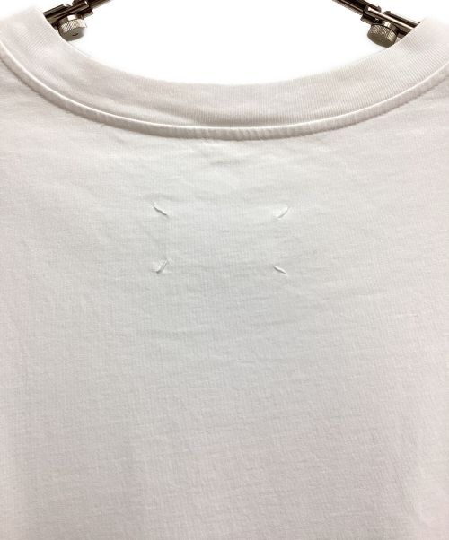 Maison Margiela（メゾンマルジェラ）Maison Margiela (メゾンマルジェラ) テープカレンダーロゴTシャツ ホワイト サイズ:40の古着・服飾アイテム