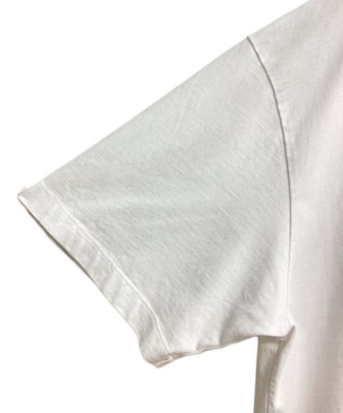 Maison Margiela（メゾンマルジェラ）Maison Margiela (メゾンマルジェラ) テープカレンダーロゴTシャツ ホワイト サイズ:40の古着・服飾アイテム