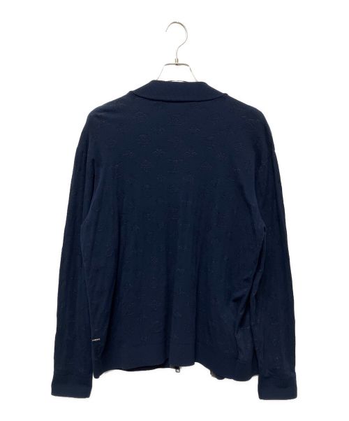 LOUIS VUITTON（ルイ ヴィトン）LOUIS VUITTON (ルイ ヴィトン) モノグラムジップアップスウェット ネイビー サイズ:Lの古着・服飾アイテム