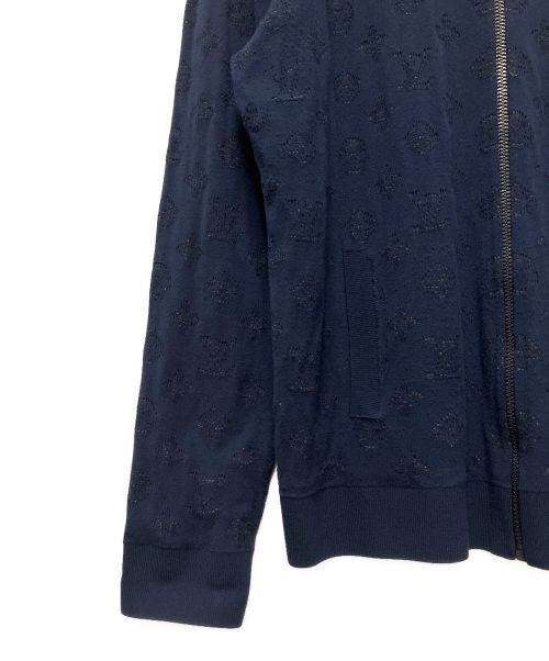 LOUIS VUITTON（ルイ ヴィトン）LOUIS VUITTON (ルイ ヴィトン) モノグラムジップアップスウェット ネイビー サイズ:Lの古着・服飾アイテム