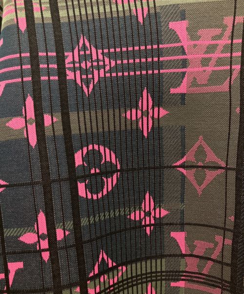 LOUIS VUITTON（ルイ ヴィトン）LOUIS VUITTON (ルイ ヴィトン) モノグラムジャカード スウェット グレー×ピンク サイズ:XLの古着・服飾アイテム