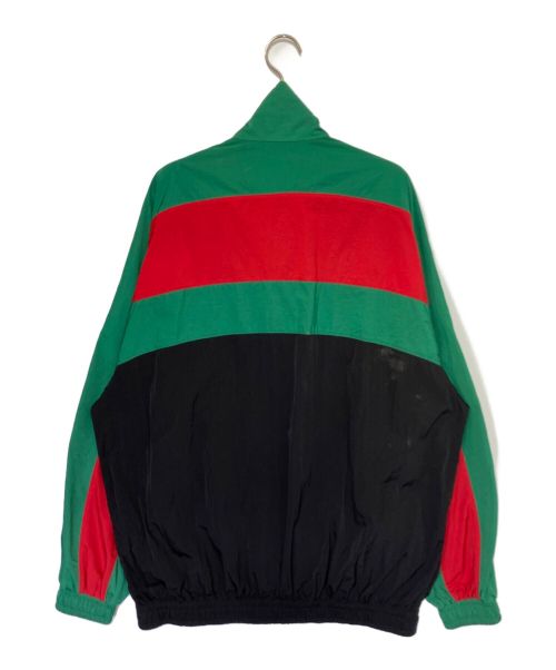 GUCCI（グッチ）GUCCI (グッチ) ナイロンジャケット グリーン×レッド×ブラック サイズ:XSの古着・服飾アイテム