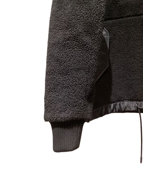 BURBERRY（バーバリー）BURBERRY (バーバリー) Fleece Logo Graphic Hooded Jacket(フリースロゴグラフィックフーデッドジャケット) ブラック サイズ:XSの古着・服飾アイテム