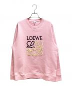 LOEWEロエベ）の古着「ANAGLAM LOGO SWEAT(アナグラムロゴスウェット)」｜ピンク