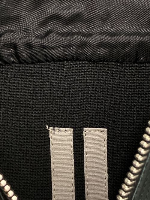 RICK OWENS（リックオウエンス）RICK OWENS (リックオウエンス) ノースリーブジップパーカー ブラック サイズ:52の古着・服飾アイテム