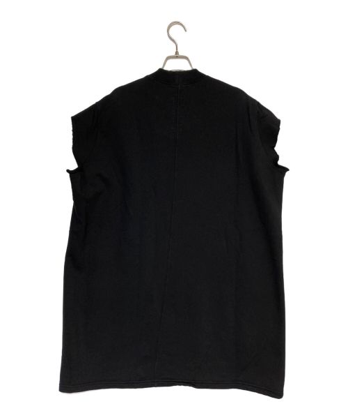 DRKSHDW（ダークシャドウ）DRKSHDW (ダークシャドウ) FAUN SLEEVELESS JUMBO TOP IN BLACK ブラック サイズ:FREEの古着・服飾アイテム