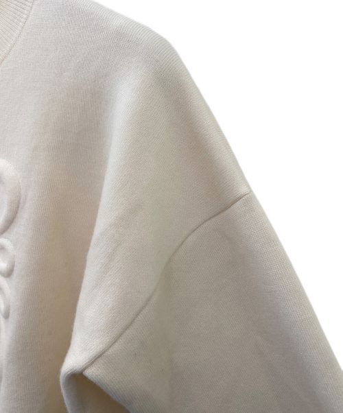 LOEWE（ロエベ）LOEWE (ロエベ) エンボスアナグラムニット アイボリー サイズ:XSの古着・服飾アイテム
