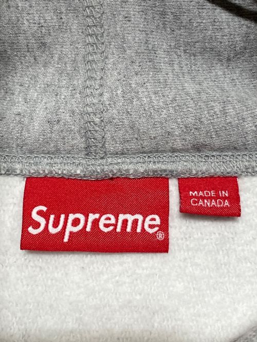 SUPREME（シュプリーム）SUPREME (シュプリーム) Cross Box Logo Hooded グレー サイズ:Mの古着・服飾アイテム