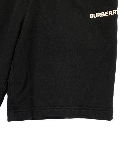 BURBERRY（バーバリー）BURBERRY (バーバリー) ロゴスウェットハーフパンツ ブラック サイズ:XSの古着・服飾アイテム