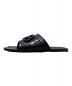 中古・古着 BALENCIAGA (バレンシアガ) OVAL BB SLIDES ブラック サイズ:39：37000円