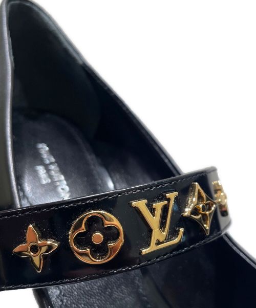 LOUIS VUITTON（ルイ ヴィトン）LOUIS VUITTON (ルイ ヴィトン) スタートレイルラインパンプス ブラック サイズ:36 1/2の古着・服飾アイテム