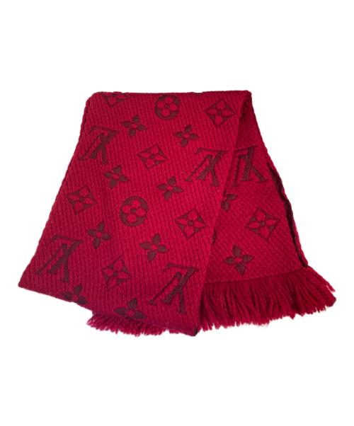 LOUIS VUITTON（ルイ ヴィトン）LOUIS VUITTON (ルイ ヴィトン) Monogram muffler（モノグラムマフラー） レッド サイズ:-の古着・服飾アイテム