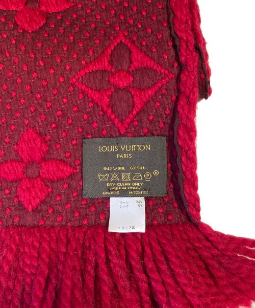 LOUIS VUITTON（ルイ ヴィトン）LOUIS VUITTON (ルイ ヴィトン) Monogram muffler（モノグラムマフラー） レッド サイズ:-の古着・服飾アイテム