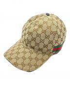 GUCCIグッチ）の古着「GGキャンバスキャップ」