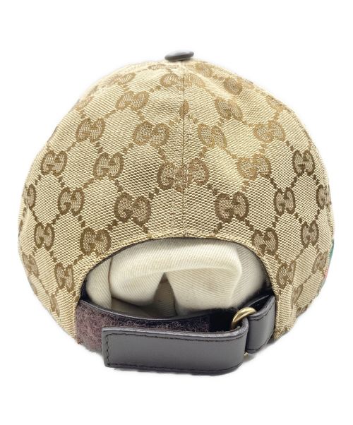 GUCCI（グッチ）GUCCI (グッチ) GGキャンバスキャップ サイズ:Lの古着・服飾アイテム